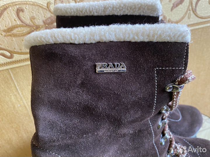 Ботинки 38 размер Prada