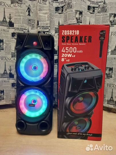 Большие портативные блютуз колонки,новые