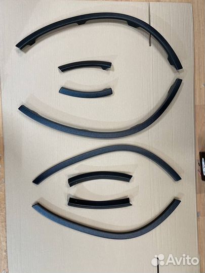 Защитные накладки на арки Renault Daster 2011-2015