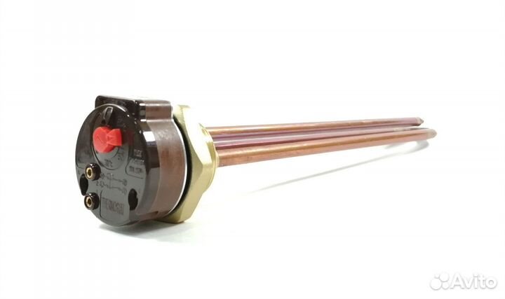 Тэн для Водонагревателя 1500w Медь с Термодатчиком