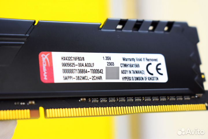 Оперативная память DDR4 3200 мгц 8 гб dimm новая