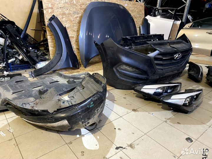 Ноускат передняя часть Hyundai Tucson 3 TL рест