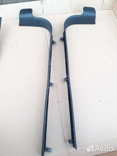 Накладки на порог салонные пежо 607