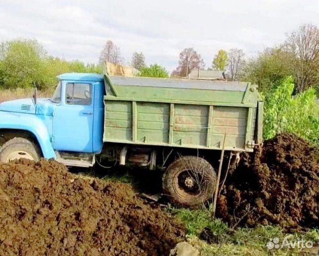 Навоз, перегной, чернозём, песок, щебень