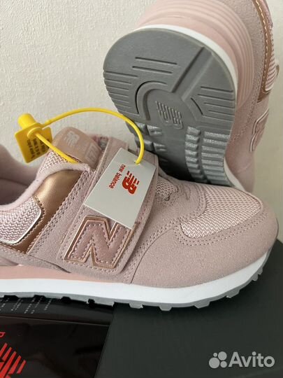 Кроссовки New balance 574 Pink детские (31-36)