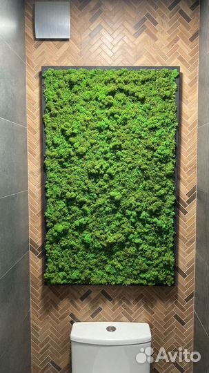 Панно из стабилизированного мха 1,1х0,6