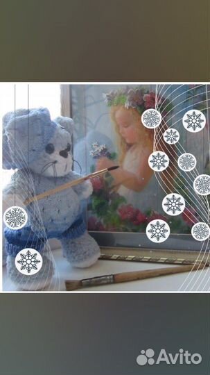 Вязанные игрушки из плюша