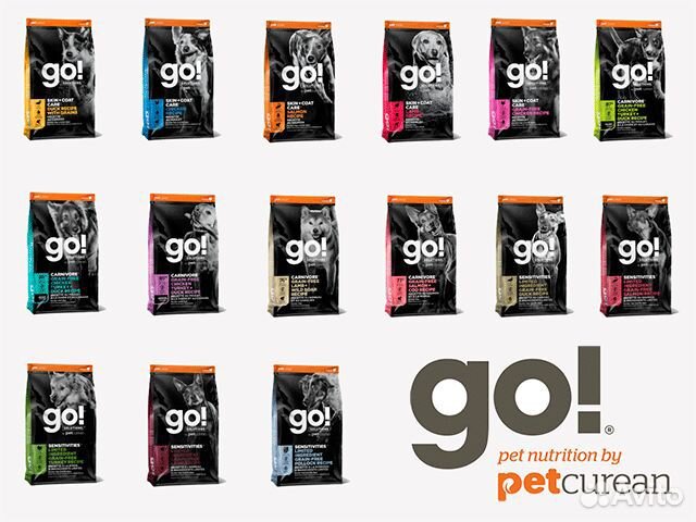 Корм GO для собак и кошек (вся линейка)