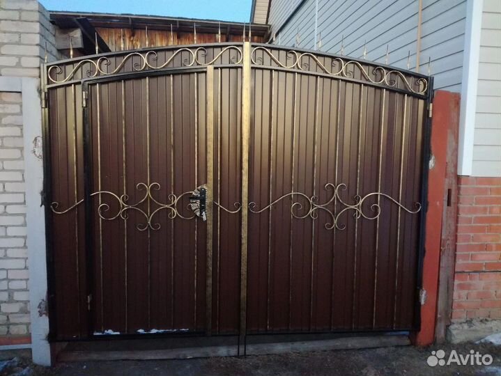 Ворота кованые