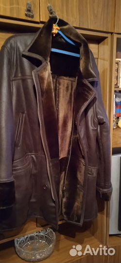 Дубленка натуральная мужская 56 58