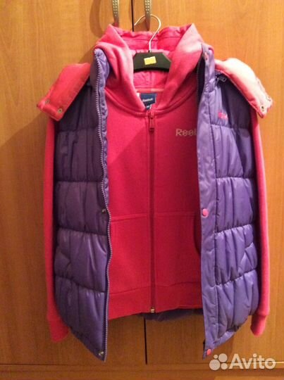 Спортивный комплект Reebok,джинсы, джемпер