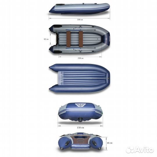 Лодка пвх Флагман 330 U