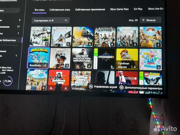 Xbox One 4K + игры