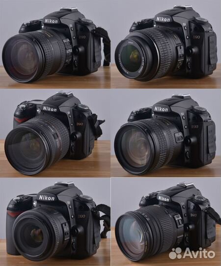 Фотоаппараты nikon d90 и объективы к ним. Торг