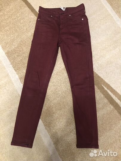 Узкие джинсы jamie topshop 40 42