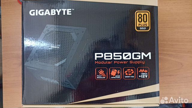 Блок питания gigabyte GP-P850GM, 850Вт