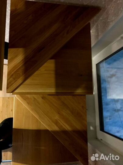 Лестница на металлокаркасе открытого типа