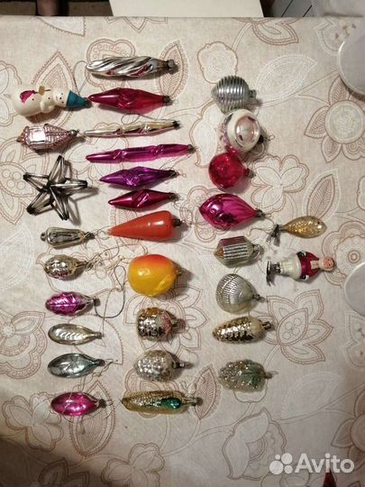 Елочные игрушки СССР