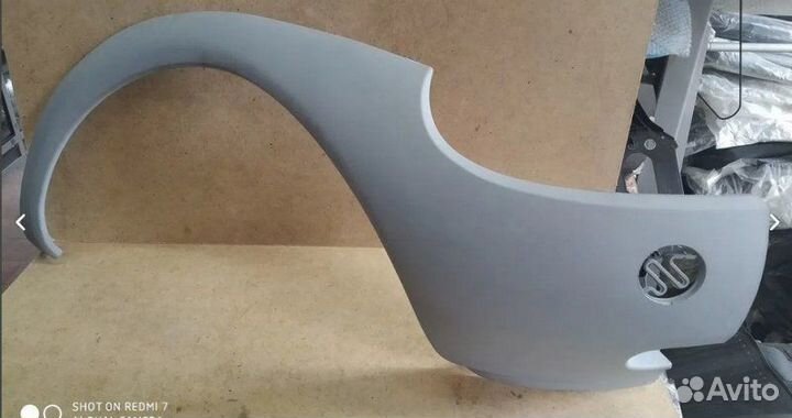 Бампер передний правый Ford Ka 1996-2008