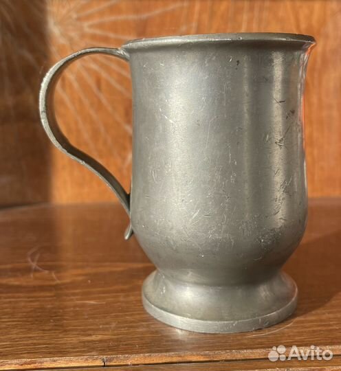 Кружка старинная, олово