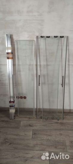 Шторка на ванну стеклянная бу