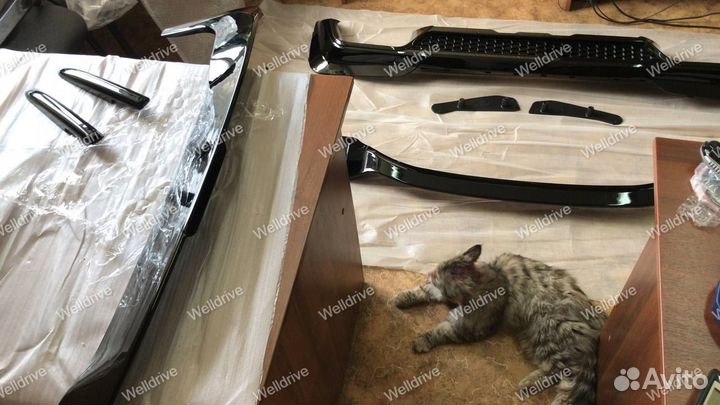 Обвес BMW X3 G01 дорестайлинг черный глянец