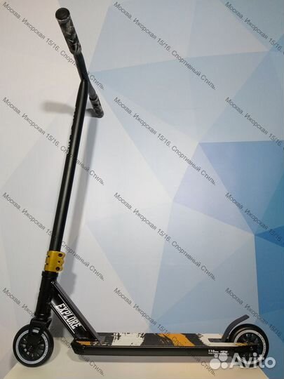 Трюковой самокат Explore pescara favor black новый