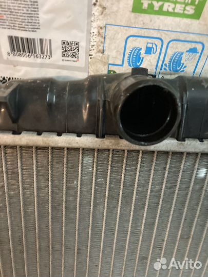 Радиатор охлаждения на hyundai elantra xd3