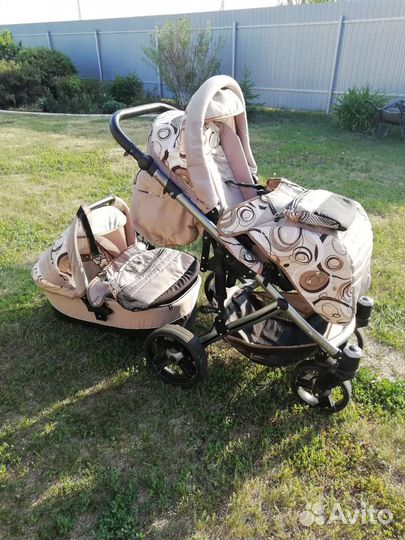 Детская коляска 2 в 1 Bebetto Solaris