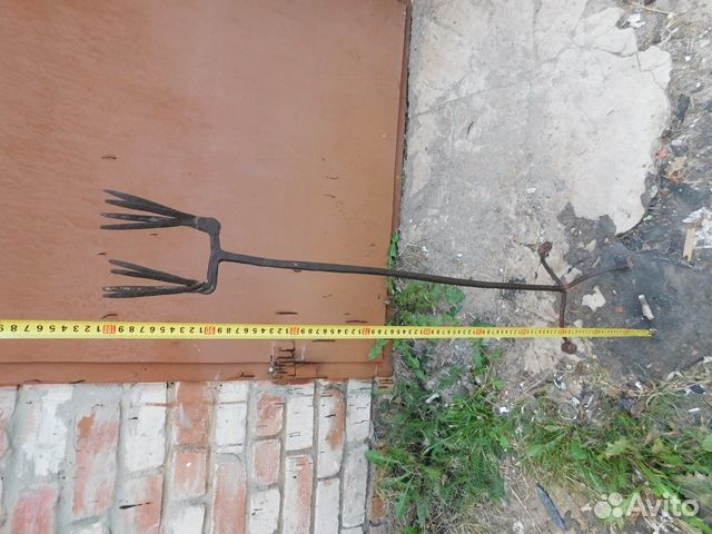 Антикварный, кованный,напольный светец на 4 лучины