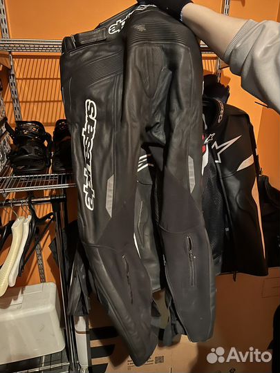 Мото штаны кожаные Alpinestars