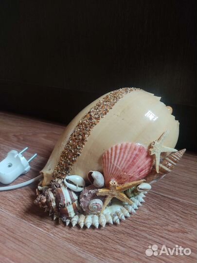 Светильник ночник из ракушек (ракушка)
