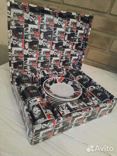 Чашка с блюдцем кофейная