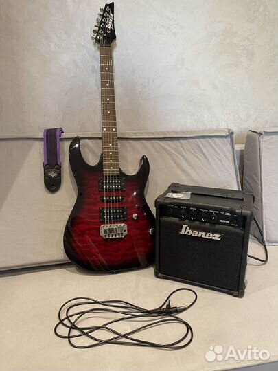 Электрогитара комплект Ibanez Gio + Комбик Ibanez