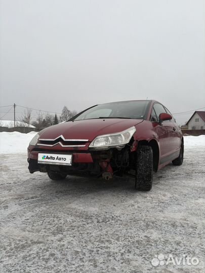 Citroen C4 1.6 МТ, 2008, битый, 210 000 км