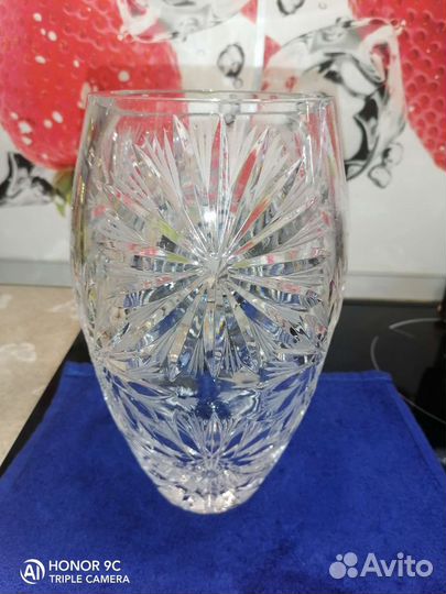 Ваза хрустальная большая СССР