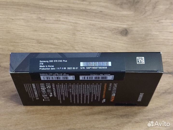 Новые SSD 2TB NVMe Samsung 970 EVO Plus