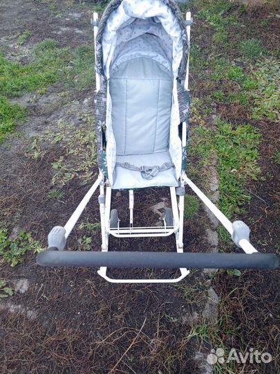 Детские санки коляска бу