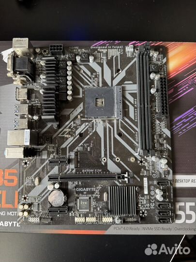 Комплект Ryzen 5 1600 + Gigabyte B450