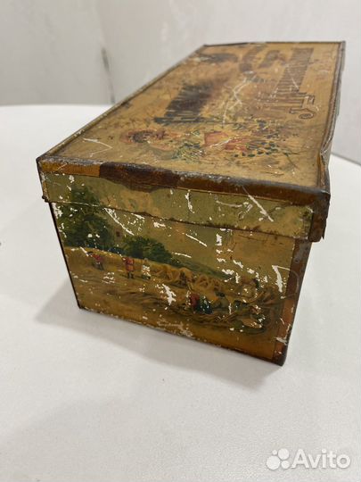 Коробка жестяная абрикосов и сыновья