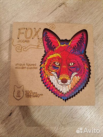 Деревянный пазл - Лиса
