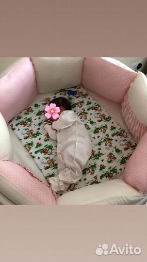 Бортики в круглую кроватку