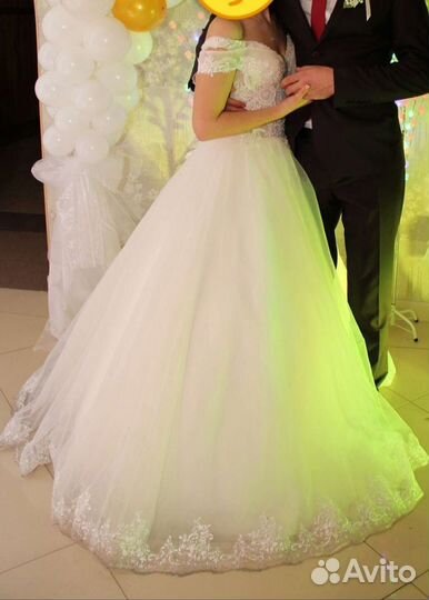 Свадебное платье пышное