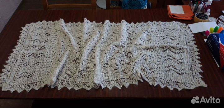 Оренбургский пуховый шарфик