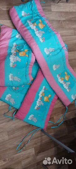 Бортики в детскую кроватку