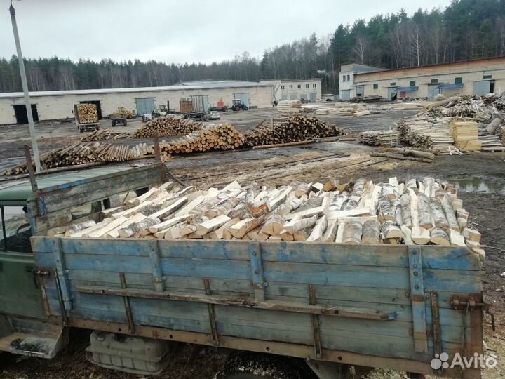 Дрова берёзовые колотые, 6 кубов
