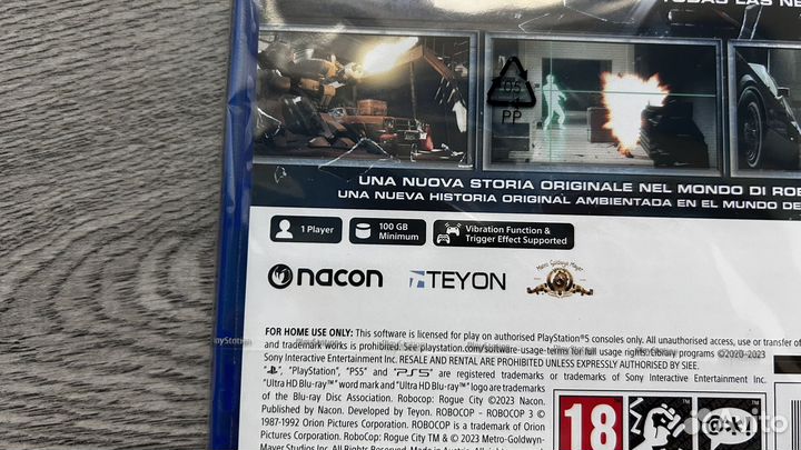 Robocop rogue city ps5 Новый диск