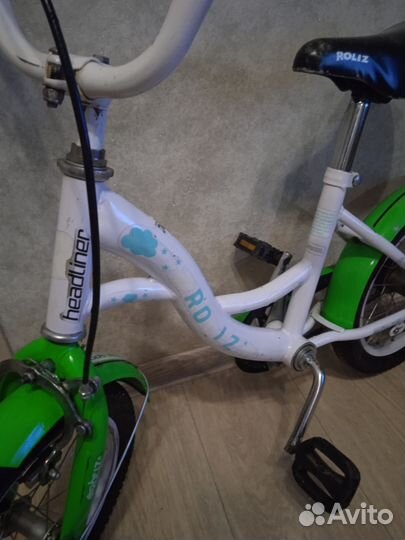 Детский велосипед с доп. колёсами