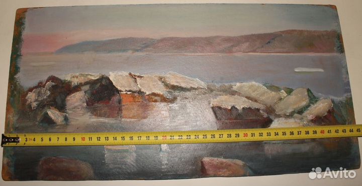 Картина Маслом. Импрессионизм. Морский Пейзаж Винт