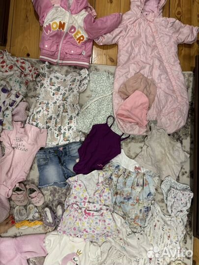 Детские вещи пакетом на девочку 74-80